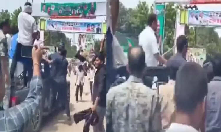 राहुल गांधी की वोट अधिकार यात्रा में भाजपा का विरोध