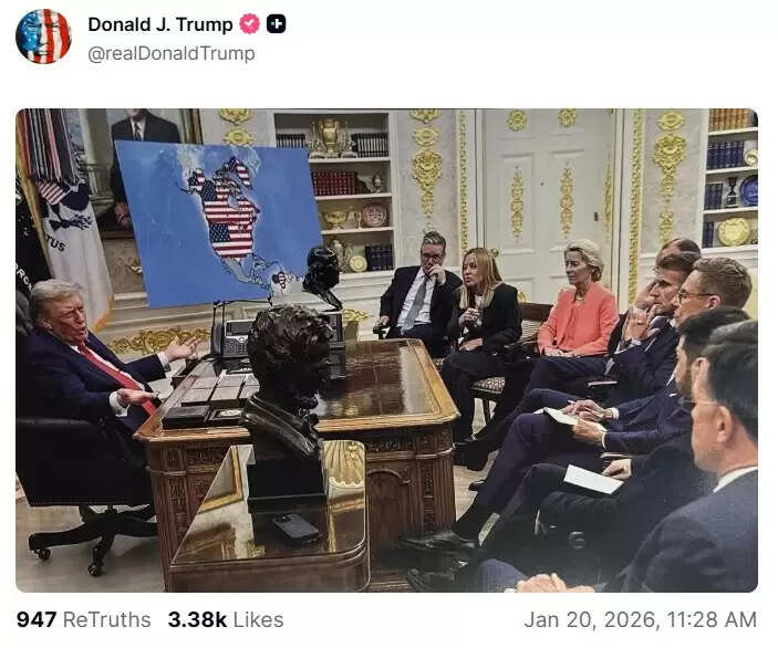 ट्रंप की ग्रीनलैंड पर कब्जे की मंशा: तस्वीरों में छिपा संदेश