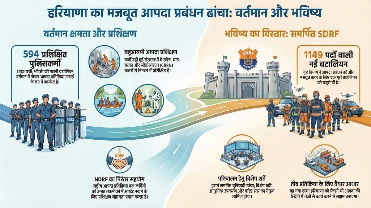 हरियाणा में अग्निवीरों के लिए नई नौकरी का अवसर: राज्य आपदा प्रतिक्रिया बल में भर्ती