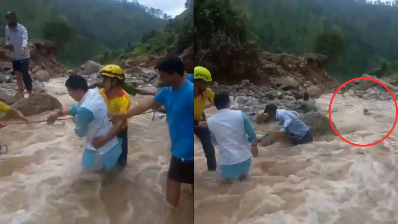 उत्तराखंड में बाढ़: विधायक की जान बचाने का प्रयास, वायरल हुआ वीडियो
