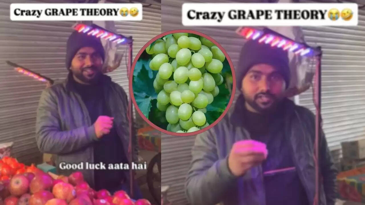 भारत में नए साल पर हरे अंगूरों का अनोखा ट्रेंड