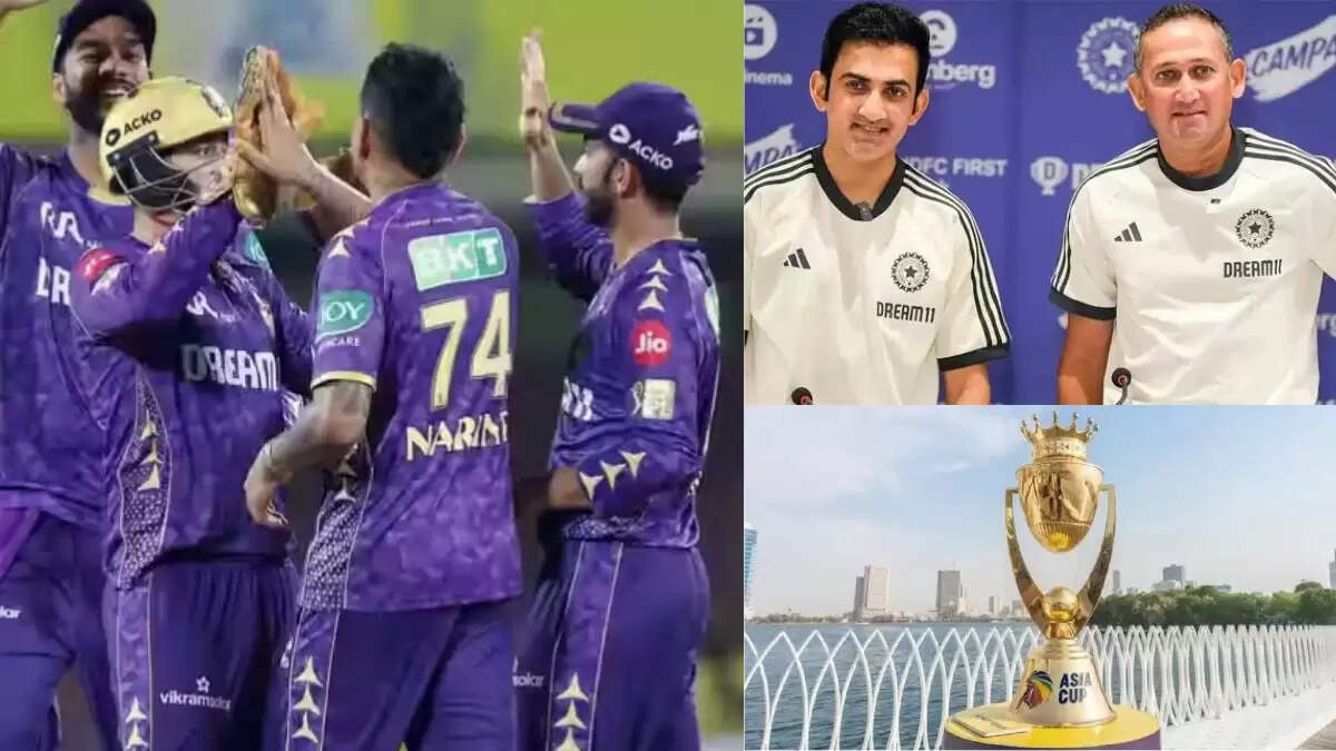 एशिया कप 2025 के लिए KKR के चार खिलाड़ियों का चयन, गंभीर और अगरकर ने दी सहमति