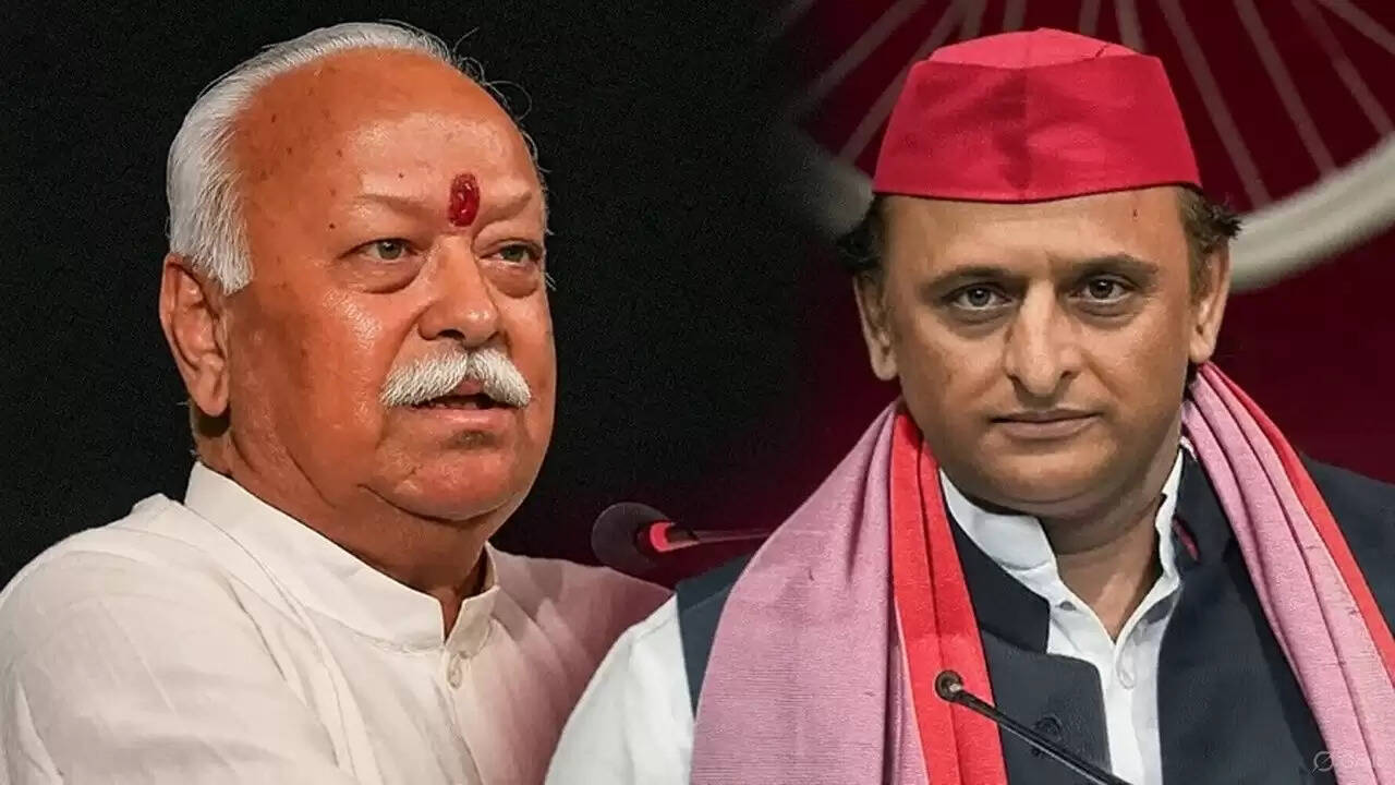 अखिलेश यादव ने मोहन भागवत के बयान पर किया कटाक्ष, बिहार में बीजेपी को दी चुनौती