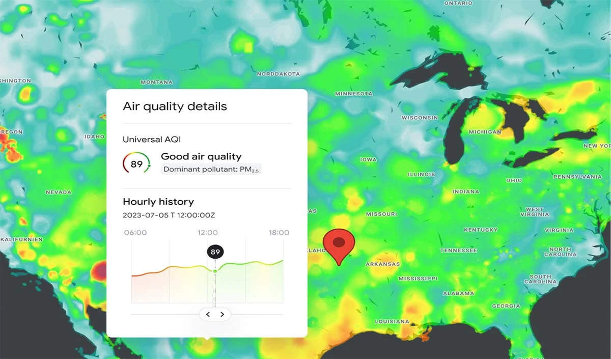 Google Maps पर एयर क्वालिटी इंडेक्स: जानें कैसे चेक करें प्रदूषण स्तर