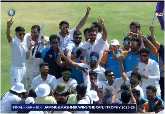 जम्मू-कश्मीर ने पहली बार जीती रणजी ट्रॉफी, इतिहास रचा