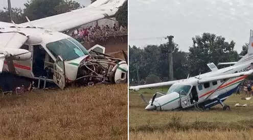 ओडिशा के राउरकेला में विमान दुर्घटना, 9 लोग घायल