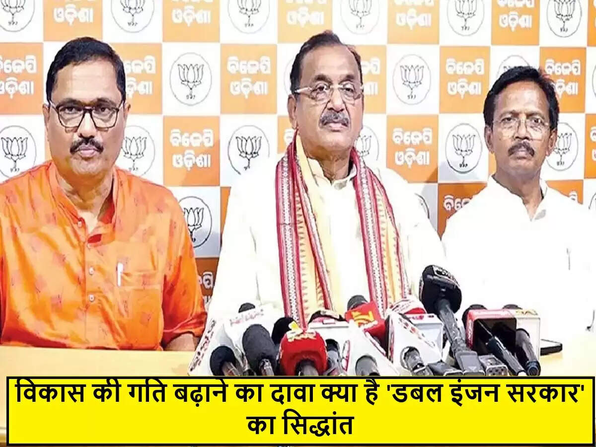 डबल इंजन सरकार: बीजेपी का विकास का नया मंत्र