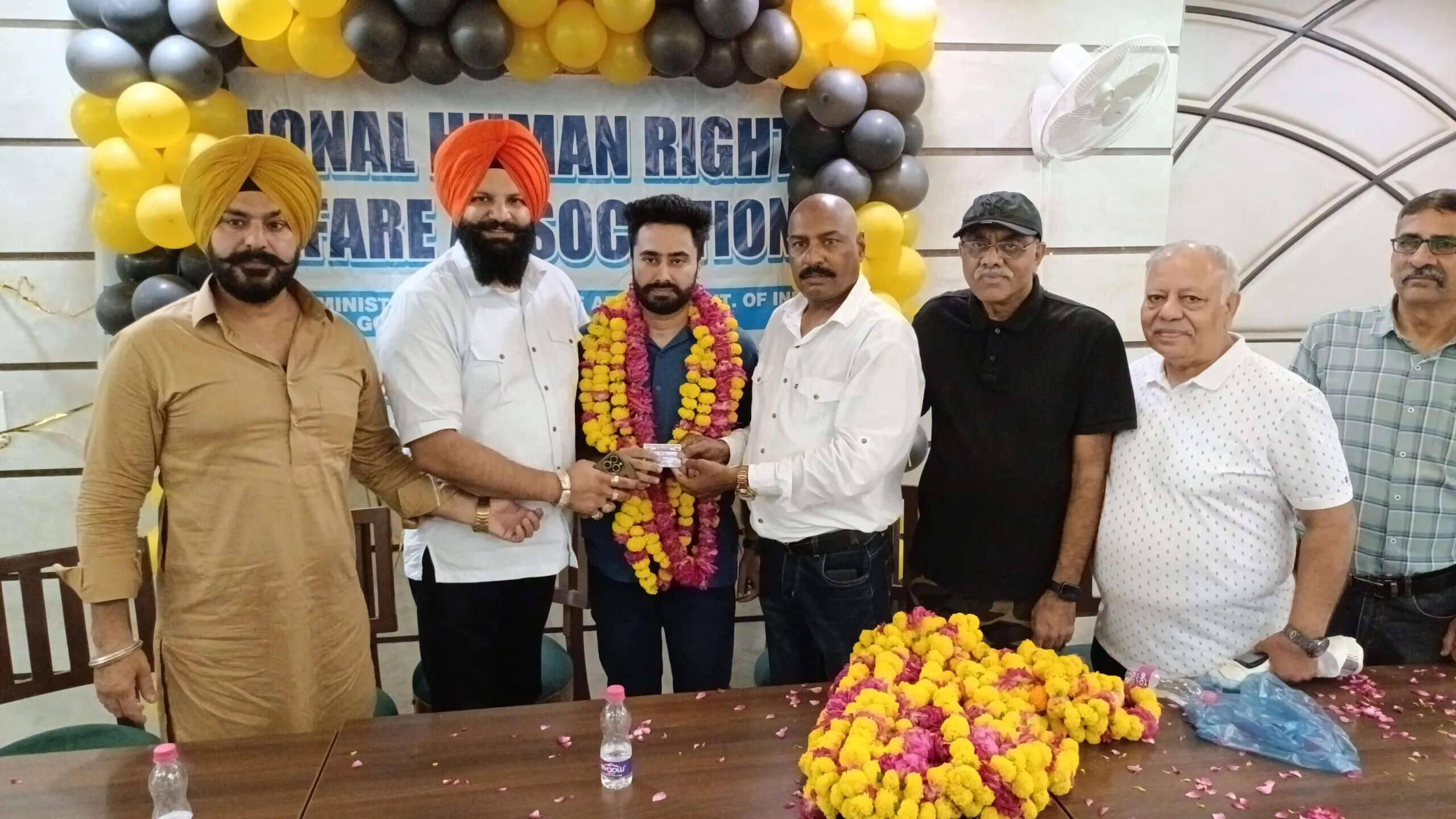 राहुल सोनी बने राष्ट्रीय मानवाधिकार वेलफेयर एसोसिएशन पंजाब के सचिव