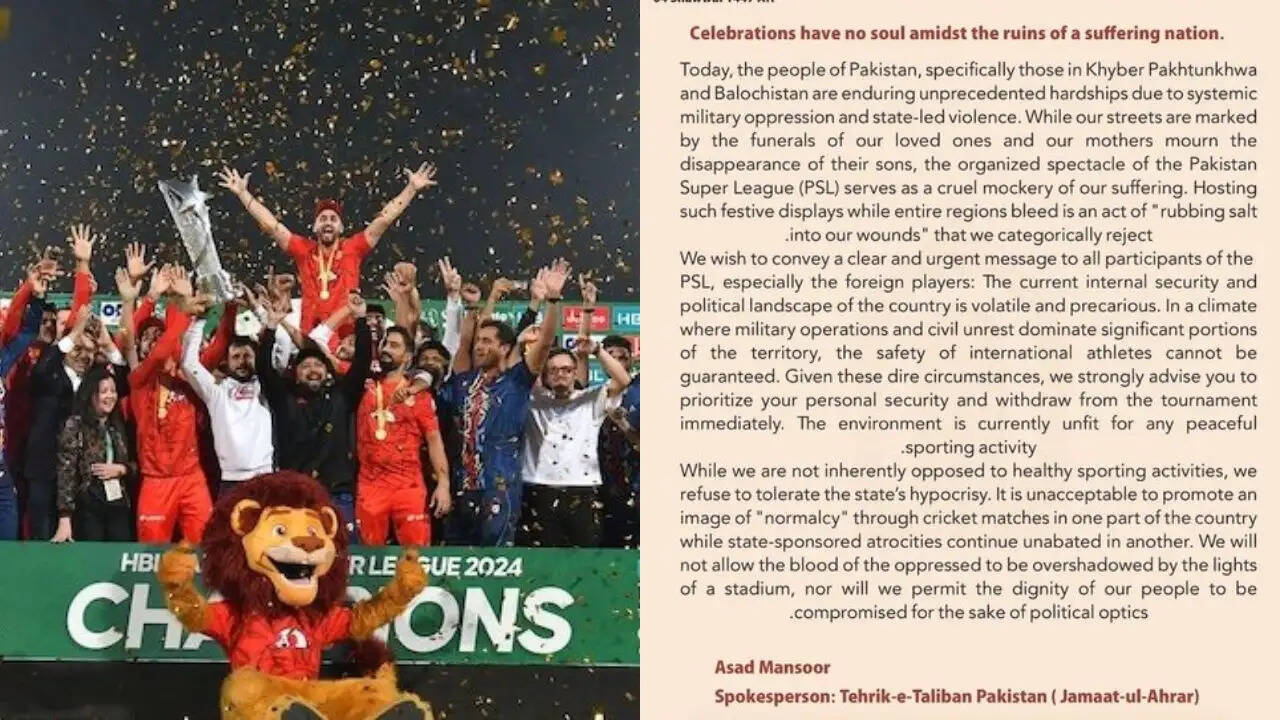 पाकिस्तान सुपर लीग में विदेशी खिलाड़ियों की सुरक्षा पर उठे सवाल