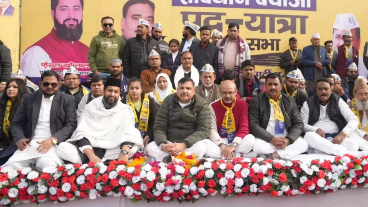 मुरादाबाद में आम आदमी पार्टी की पदयात्रा: संजय सिंह ने उठाई लोकतंत्र की रक्षा की आवाज़