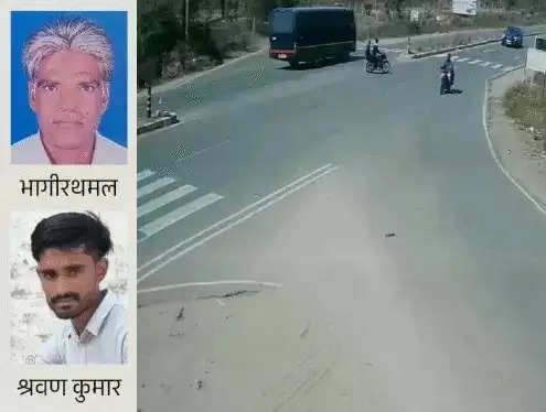 स्कॉर्पियो की टक्कर से बाइक सवार दादा-पोते की मौत