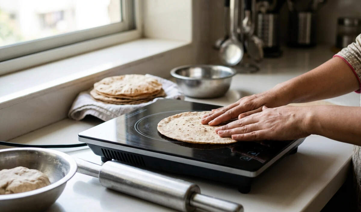 इंडक्शन चूल्हे पर नरम रोटियां बनाने के आसान टिप्स