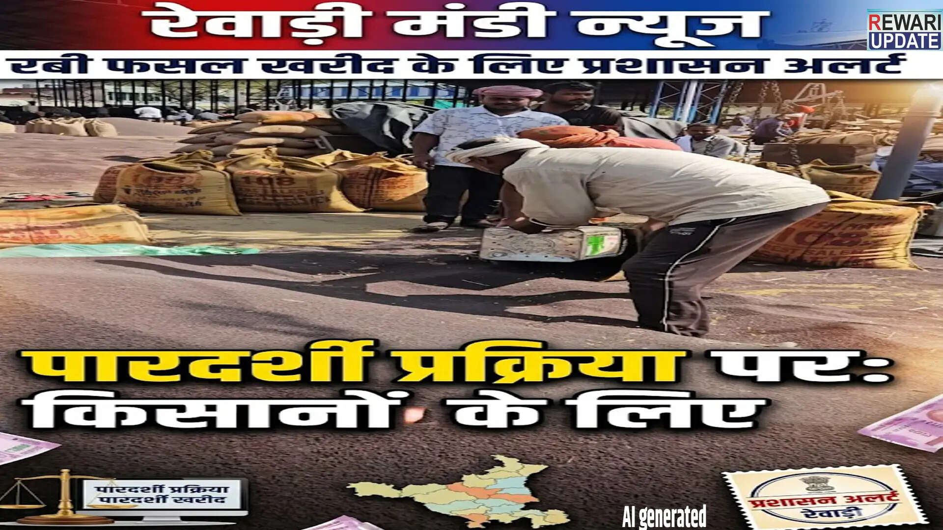 हरियाणा में रबी फसल खरीद की तैयारियों पर मुख्यमंत्री का ध्यान