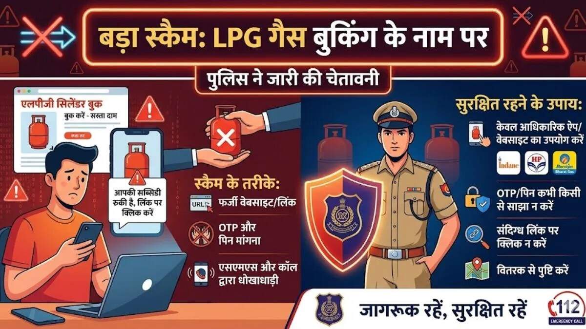 दिल्ली-एनसीआर में गैस सिलेंडर की धोखाधड़ी से बचें: पुलिस की चेतावनी