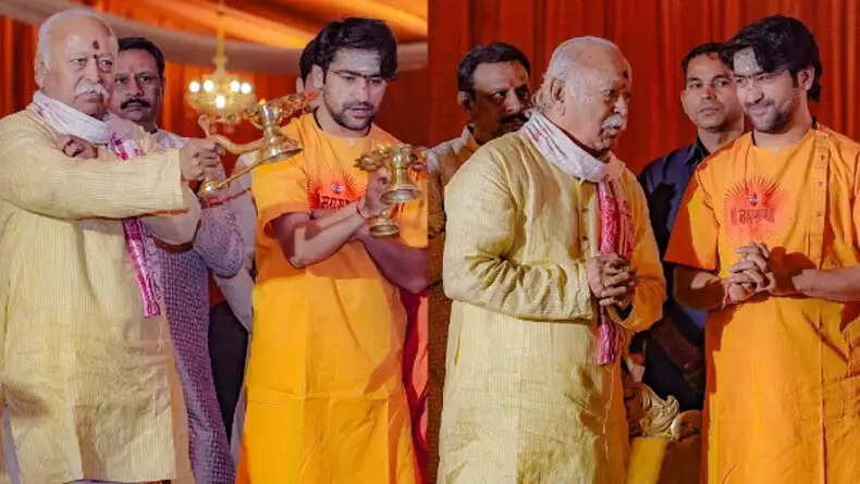 धीरेंद्र शास्त्री का विवादास्पद बयान: चार बच्चे पैदा करो, एक आरएसएस को दो