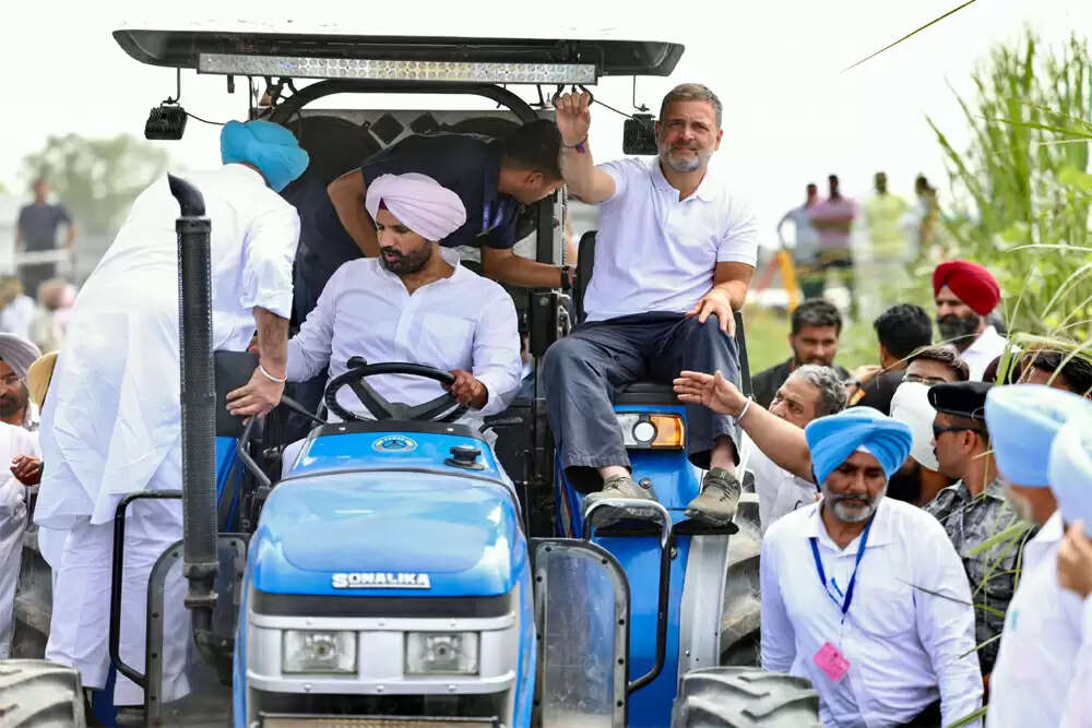 राहुल गांधी का बाढ़ प्रभावित पंजाब दौरा, राहत पैकेज की मांग