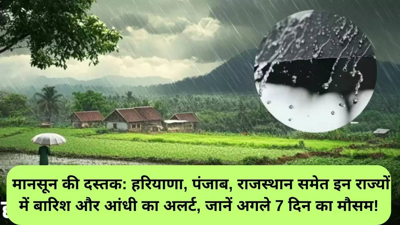 मौसम का हाल: अगले 7 दिनों में बारिश और तूफान की चेतावनी