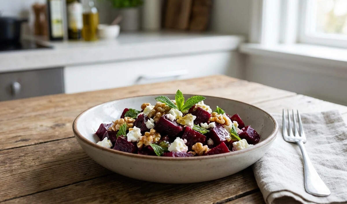 आंखों के काले घेरे कम करने के लिए चुकंदर का सलाद