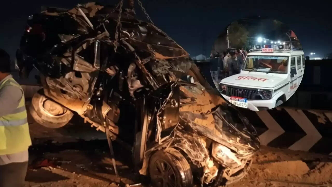 राजस्थान में सड़क दुर्घटना: एक ही परिवार के चार सदस्यों की मौत