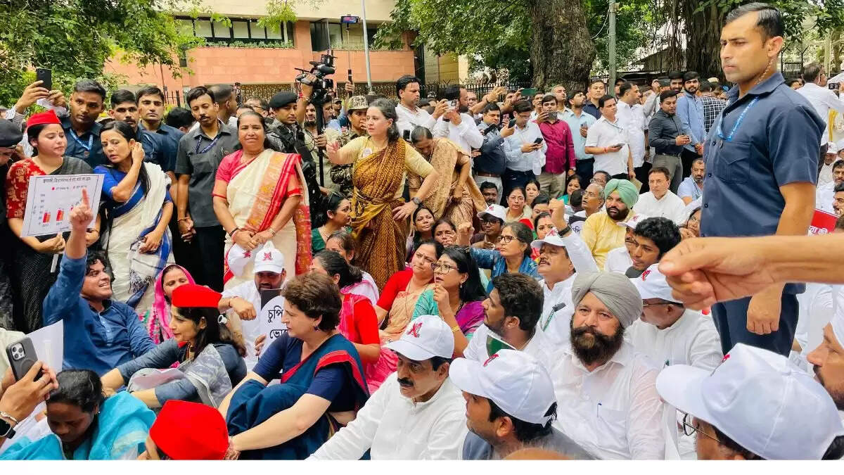 दिल्ली में इंडिया गठबंधन का मार्च: सांसदों की हिरासत पर पुलिस का बयान