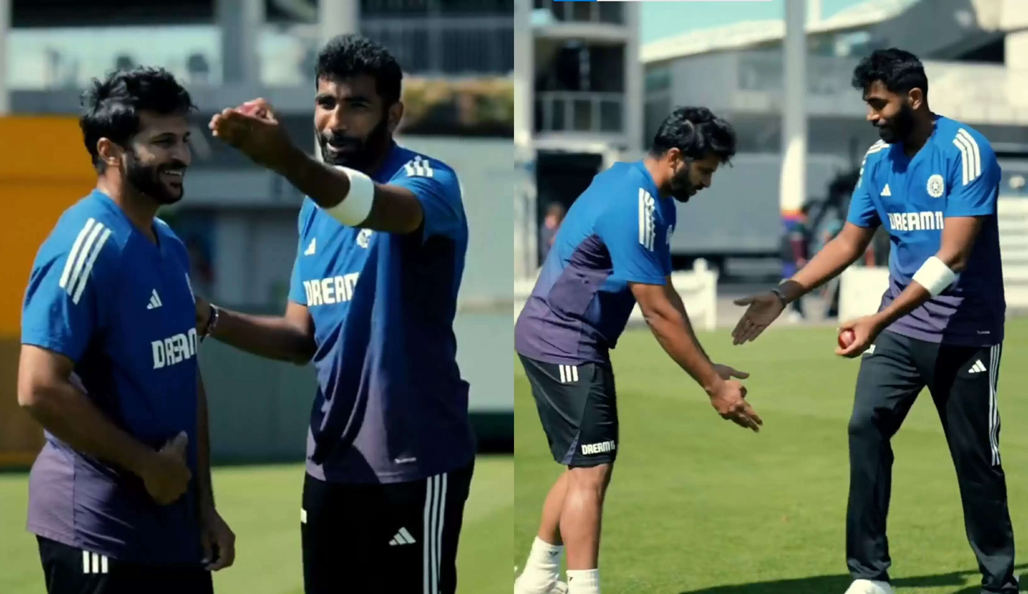 IND vs ENG: लॉर्ड्स टेस्ट से पहले बुमराह और ठाकुर का मजेदार पल