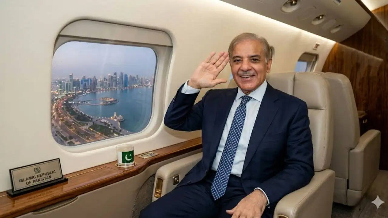 कतर में शहबाज शरीफ का एयर सलामी: सोशल मीडिया पर छाया विवाद