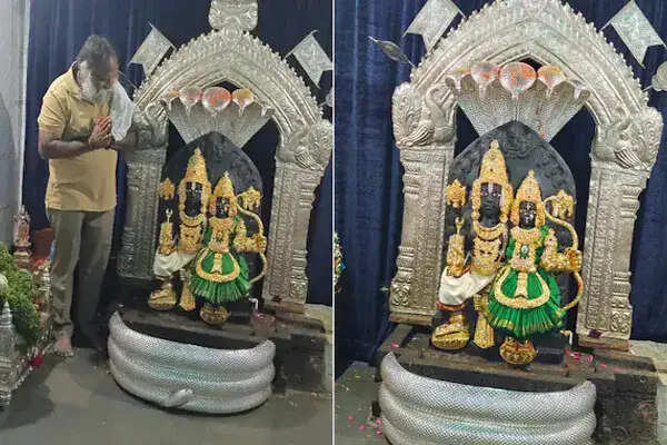 रामनवमी पर कांग्रेस नेता ने अर्पित किए 2.5 करोड़ के आभूषण