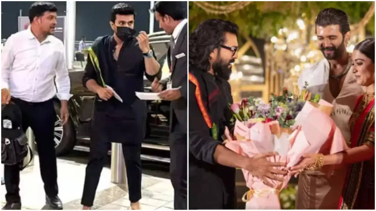 राम चरण का नंगे पैर रिसेप्शन में आना बना चर्चा का विषय