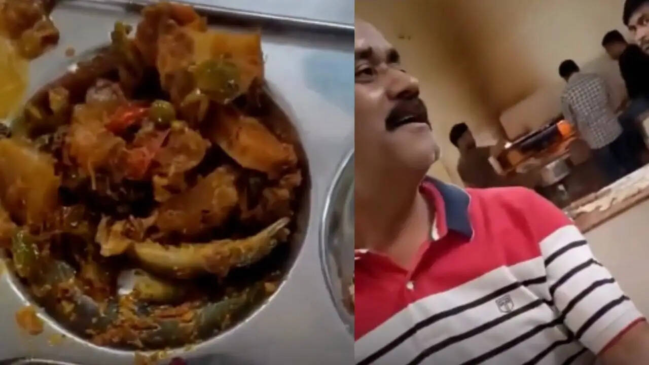 भोपाल के विश्वविद्यालय में भोजन में छिपकली मिलने से हड़कंप