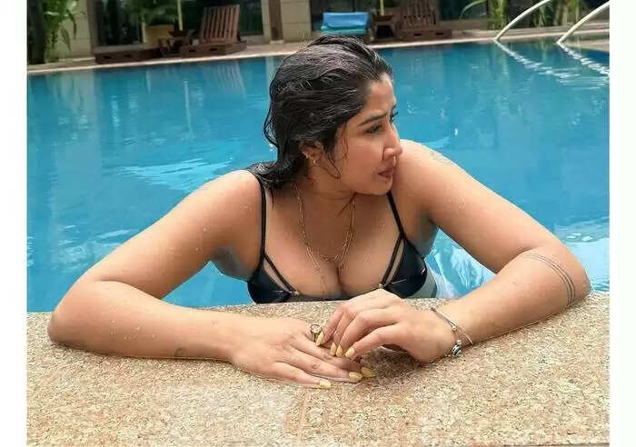 सोफिया अंसारी का बोल्ड लुक: ब्लैक बिकिनी में फैंस का दिल जीतने वाली तस्वीरें
