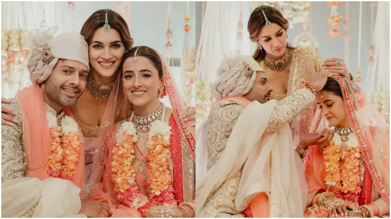 कृति सेनन की बहन नुपुर की शादी: एक भावुक पल