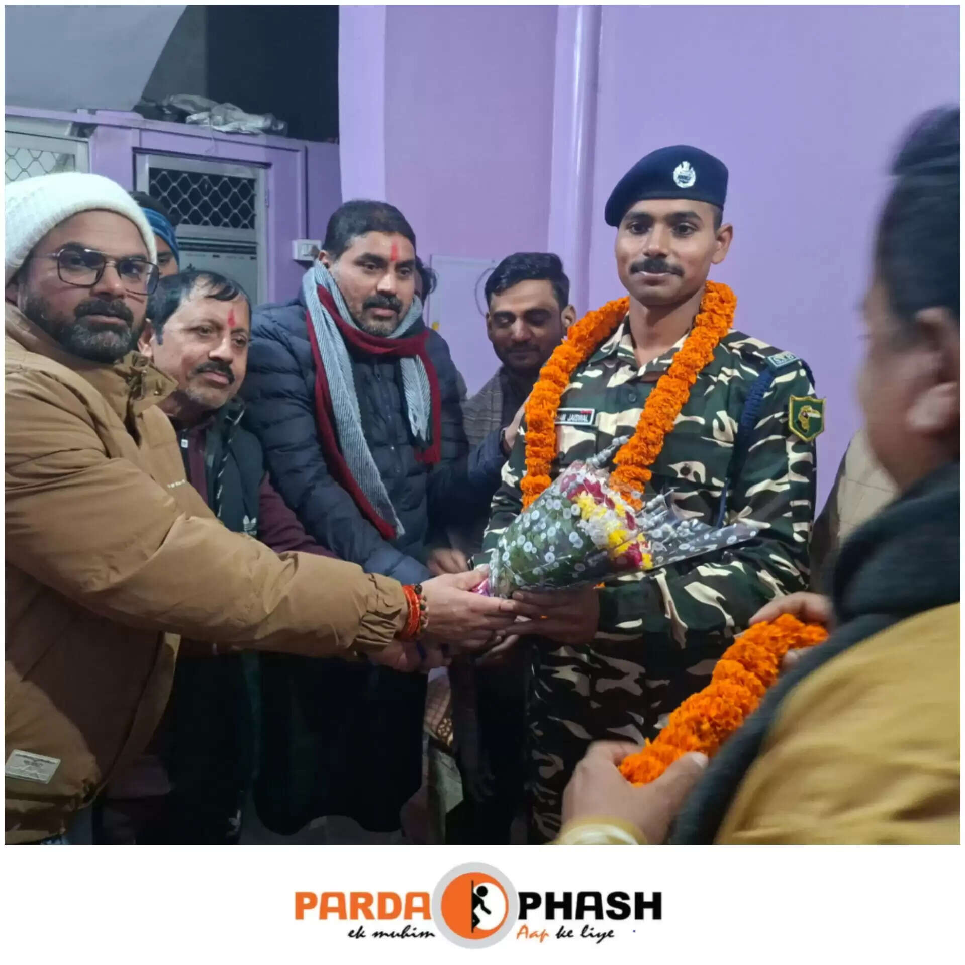 नौतनवा के शुभम जायसवाल का एसएसबी प्रशिक्षण में सफलता पर भव्य स्वागत