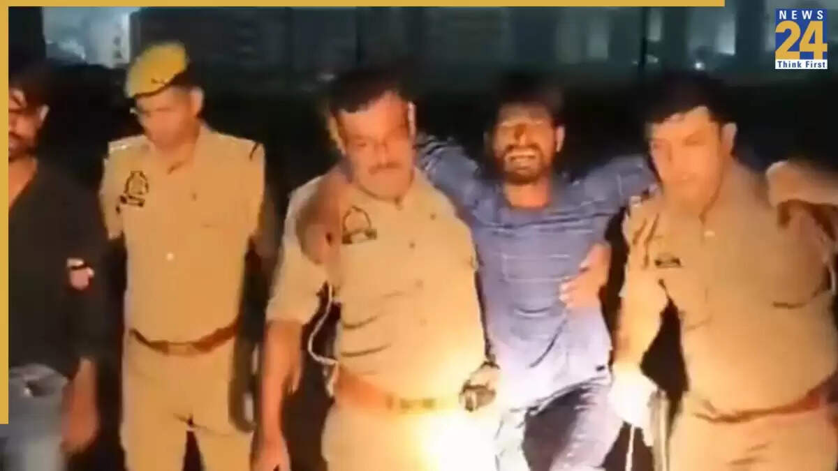 गाजियाबाद में पुलिस मुठभेड़ में चेन स्नैचिंग के दो आरोपी गिरफ्तार