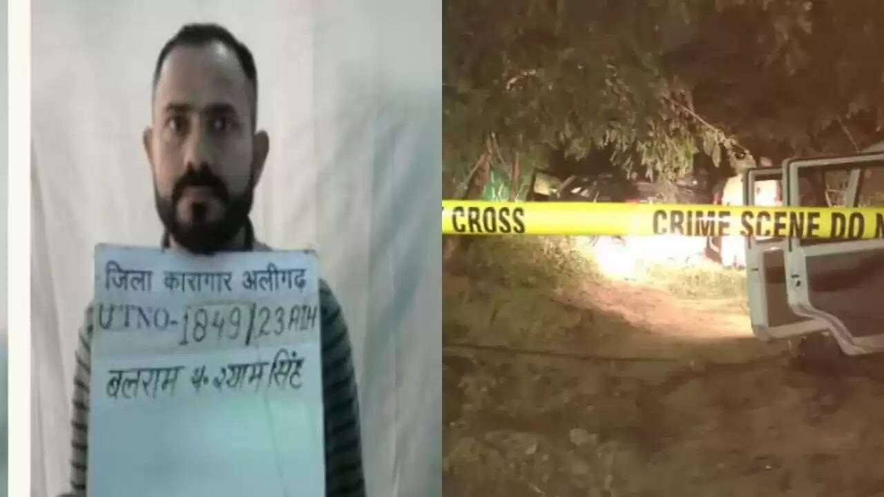गाजियाबाद पुलिस ने किया बड़ा एनकाउंटर: 50 हजार के इनामी बदमाश बलराम ठाकुर ढेर