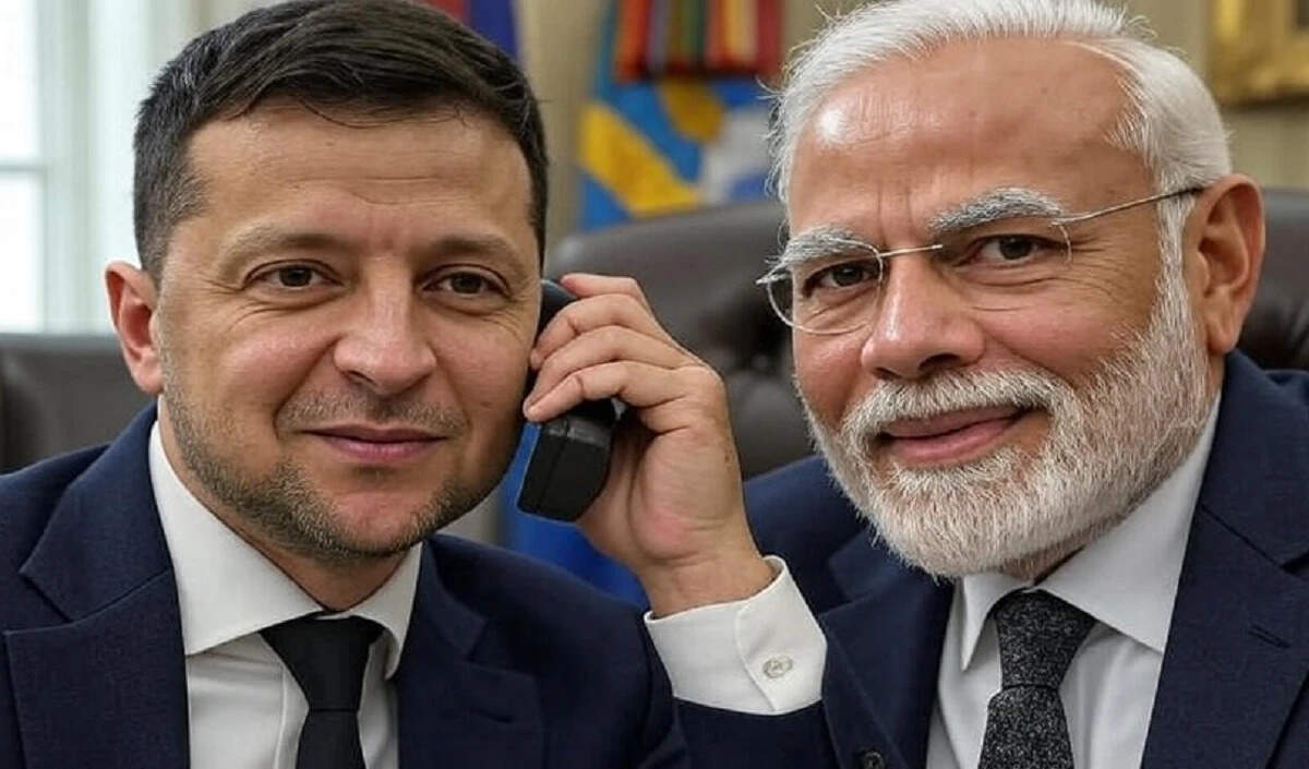 यूक्रेन के राष्ट्रपति ज़ेलेंस्की और पीएम मोदी के बीच महत्वपूर्ण वार्ता