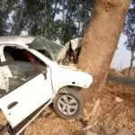 जींद में कार दुर्घटना: पति-पत्नी की मौत, अन्य घायल