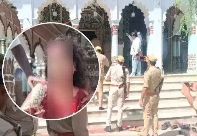 मैनपुरी में मंदिर में पूजा कर रही युवती पर फायरिंग, आरोपी फरार