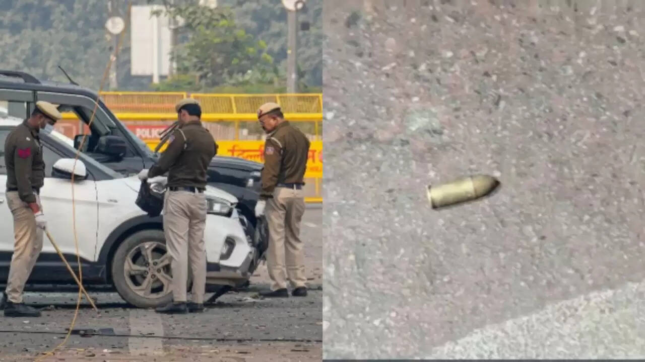 लाल किले के पास विस्फोट: पुलिस ने बरामद किए 9 मिमी कारतूस, उमर का नाम आया सामने