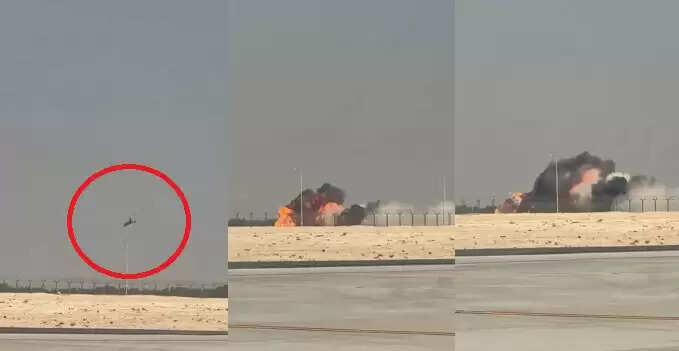 दुबई एयर शो में तेजस विमान का बड़ा हादसा