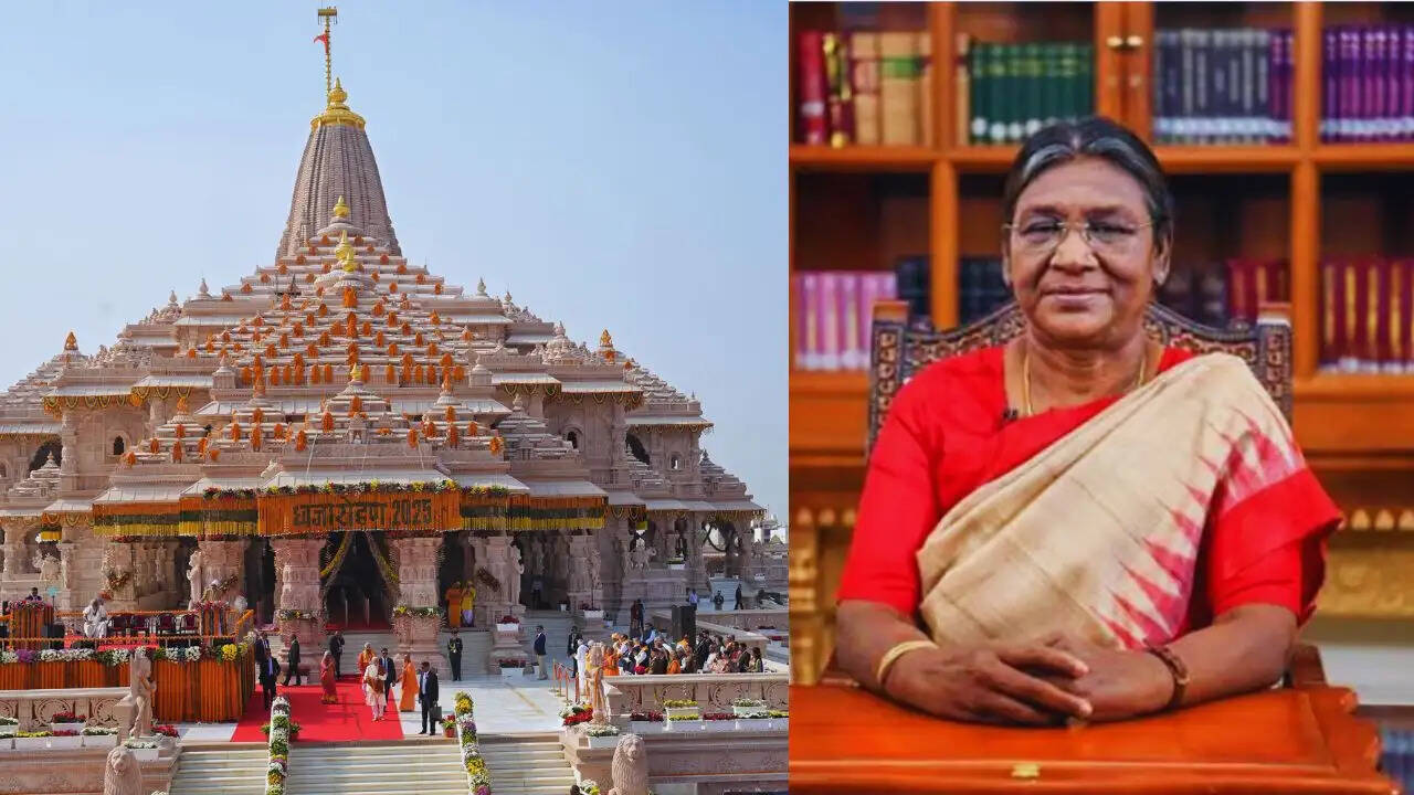 राष्ट्रपति द्रौपदी मुर्मू का अयोध्या दौरा: राम मंदिर में श्रीराम यंत्र की स्थापना