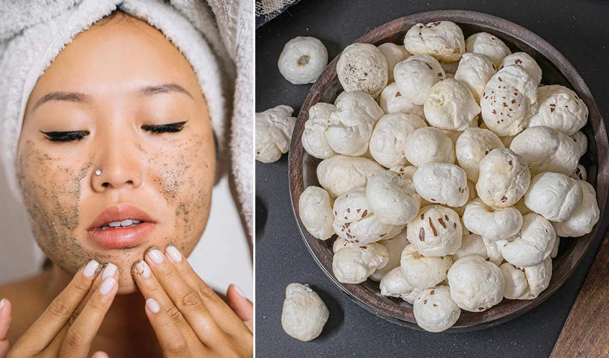 ग्लोइंग स्किन के लिए मखाने से बनाएं फेस स्क्रब