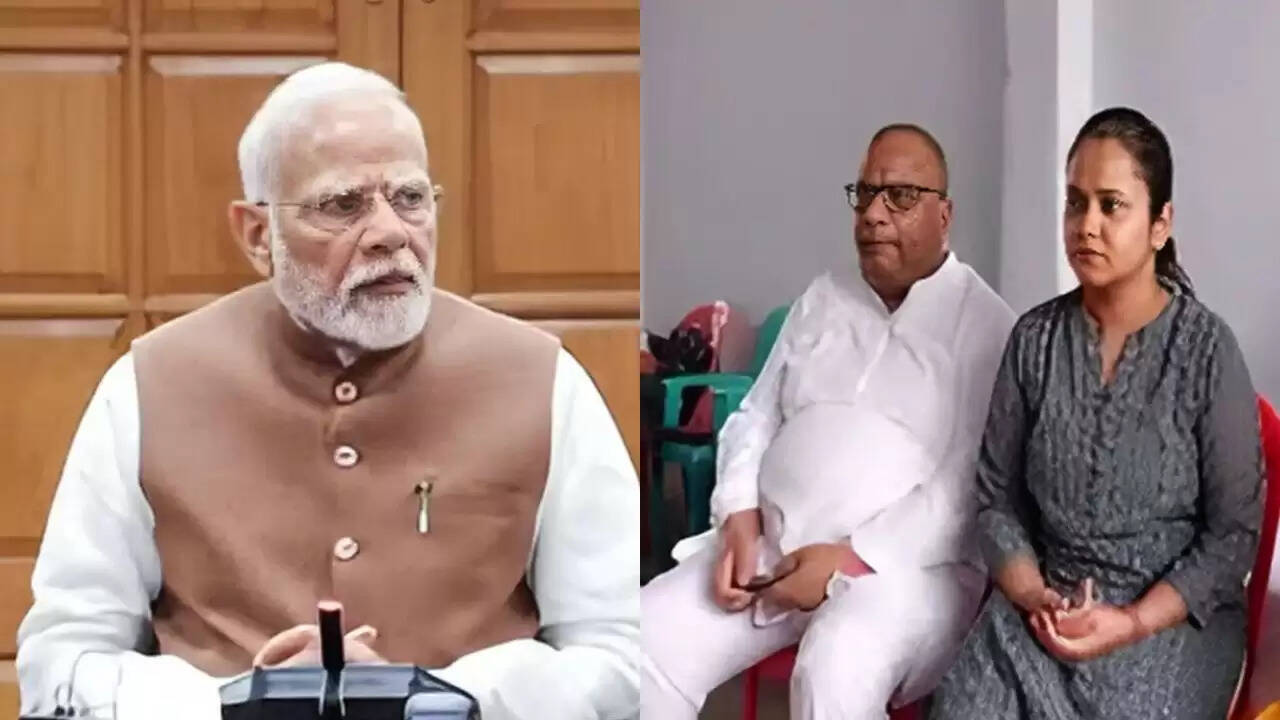 प्रधानमंत्री मोदी ने शहीद शुभम द्विवेदी के परिवार से की मुलाकात