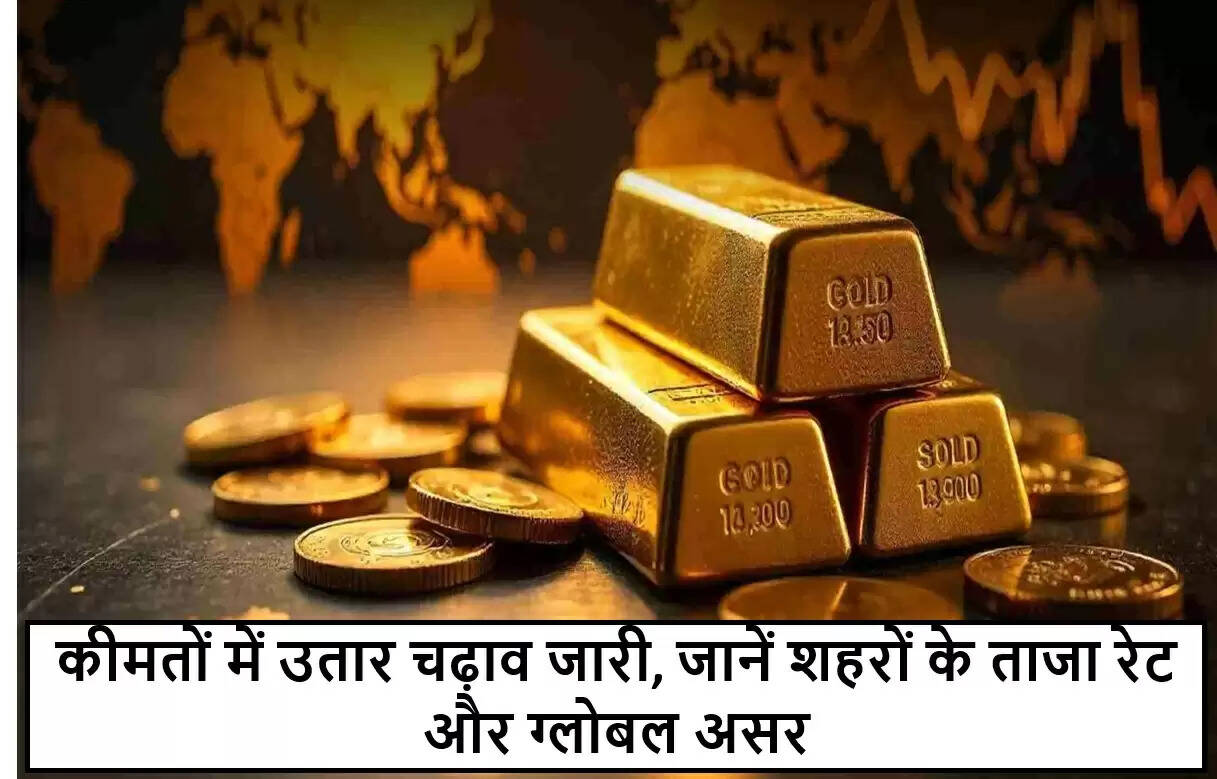 सोने और चांदी की कीमतों में आज का उतार-चढ़ाव