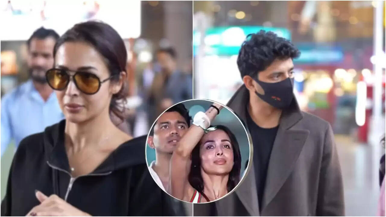 मलाइका अरोड़ा और हर्ष मेहता की एयरपोर्ट पर मुलाकात ने बढ़ाई डेटिंग की चर्चाएं