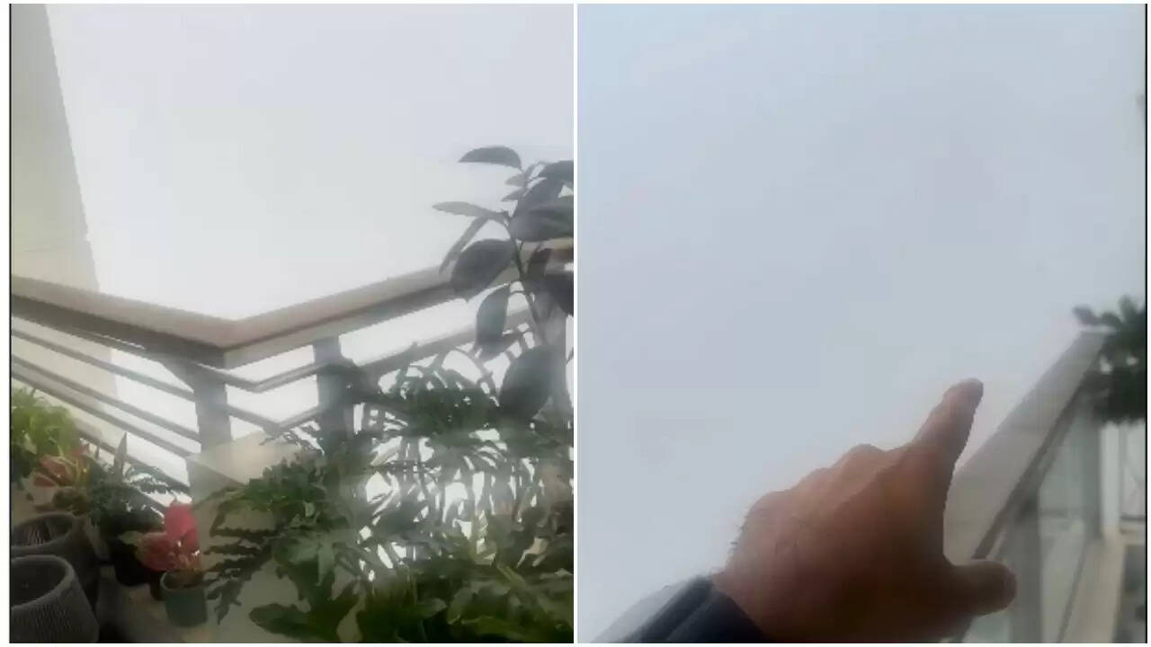 गुड़गांव में स्मॉग की गंभीर स्थिति: वीडियो से बढ़ी चिंता