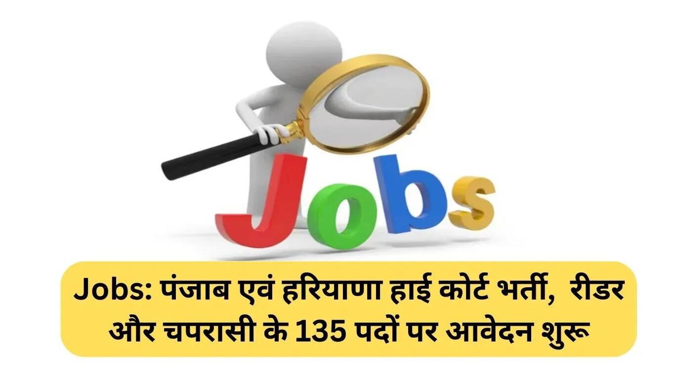 पंजाब और हरियाणा हाई कोर्ट में 135 पदों के लिए आवेदन प्रक्रिया शुरू
