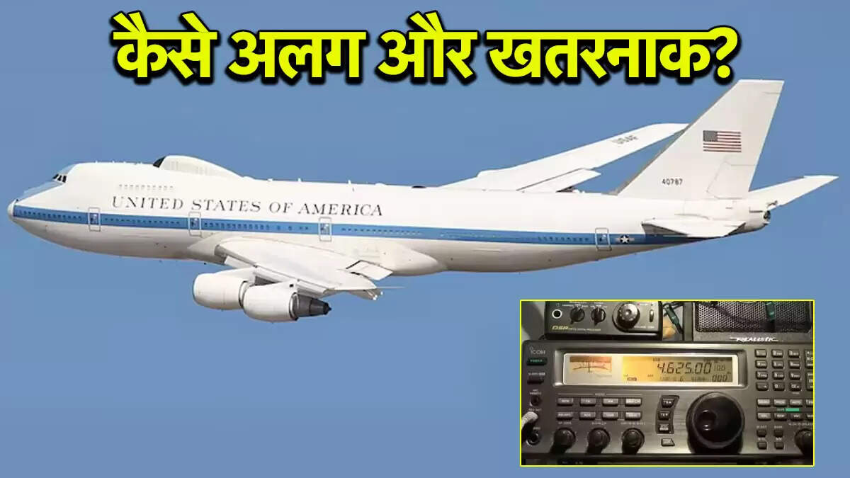 अमेरिका का डूम्सडे प्लेन E-4B: क्या यह युद्ध का संकेत है?