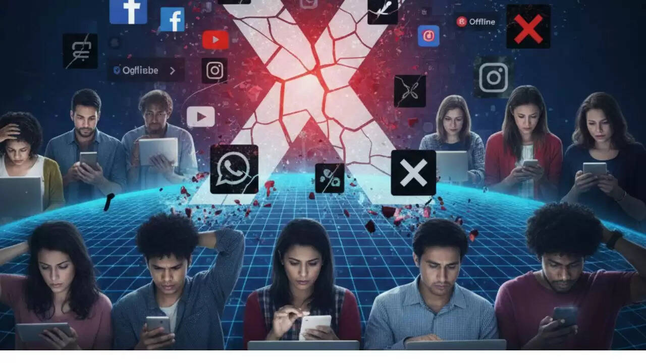 सोशल मीडिया प्लेटफॉर्म एक्स और अन्य सेवाएं अचानक डाउन