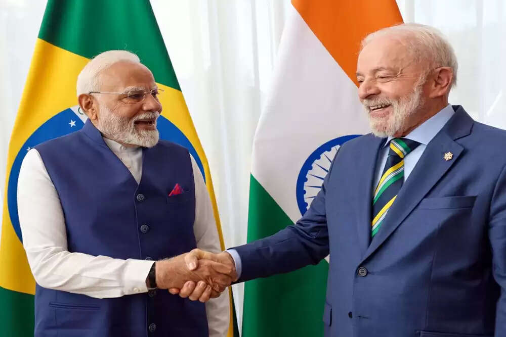 प्रधानमंत्री मोदी का ब्राजील में भव्य स्वागत, राम भजन की धुनों के साथ
