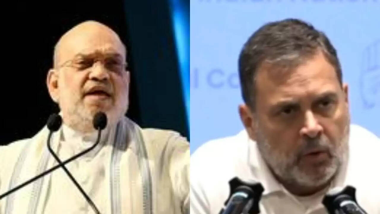 अमित शाह की राहुल गांधी पर तीखी टिप्पणी, कांग्रेस की हार की भविष्यवाणी